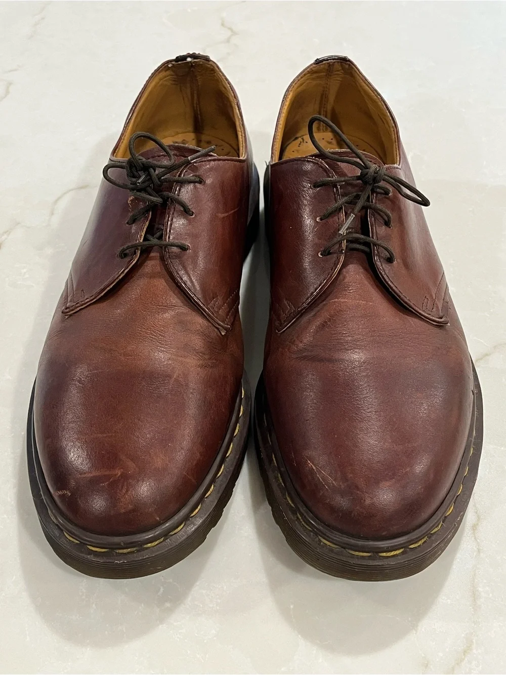 VTG Dr. Martens 1461 Made In England Brown Oxfords UK 10 US 11